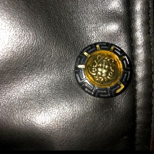 VINTAGE MENS VERSACE LEATHER GIANO VERSACE
